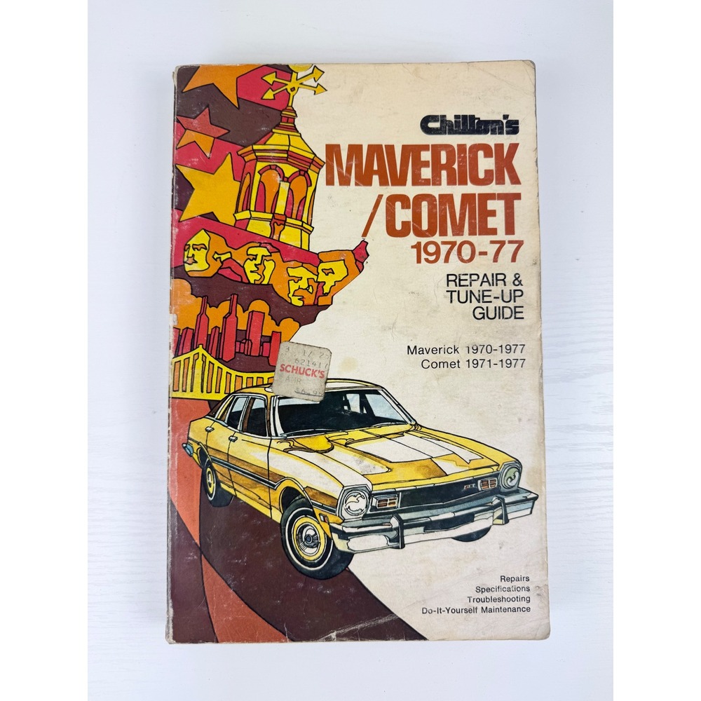 Vintage Chiltons Ford Maverick Mercury Comet 1970-1977 Repair Manual Tune Up OEM